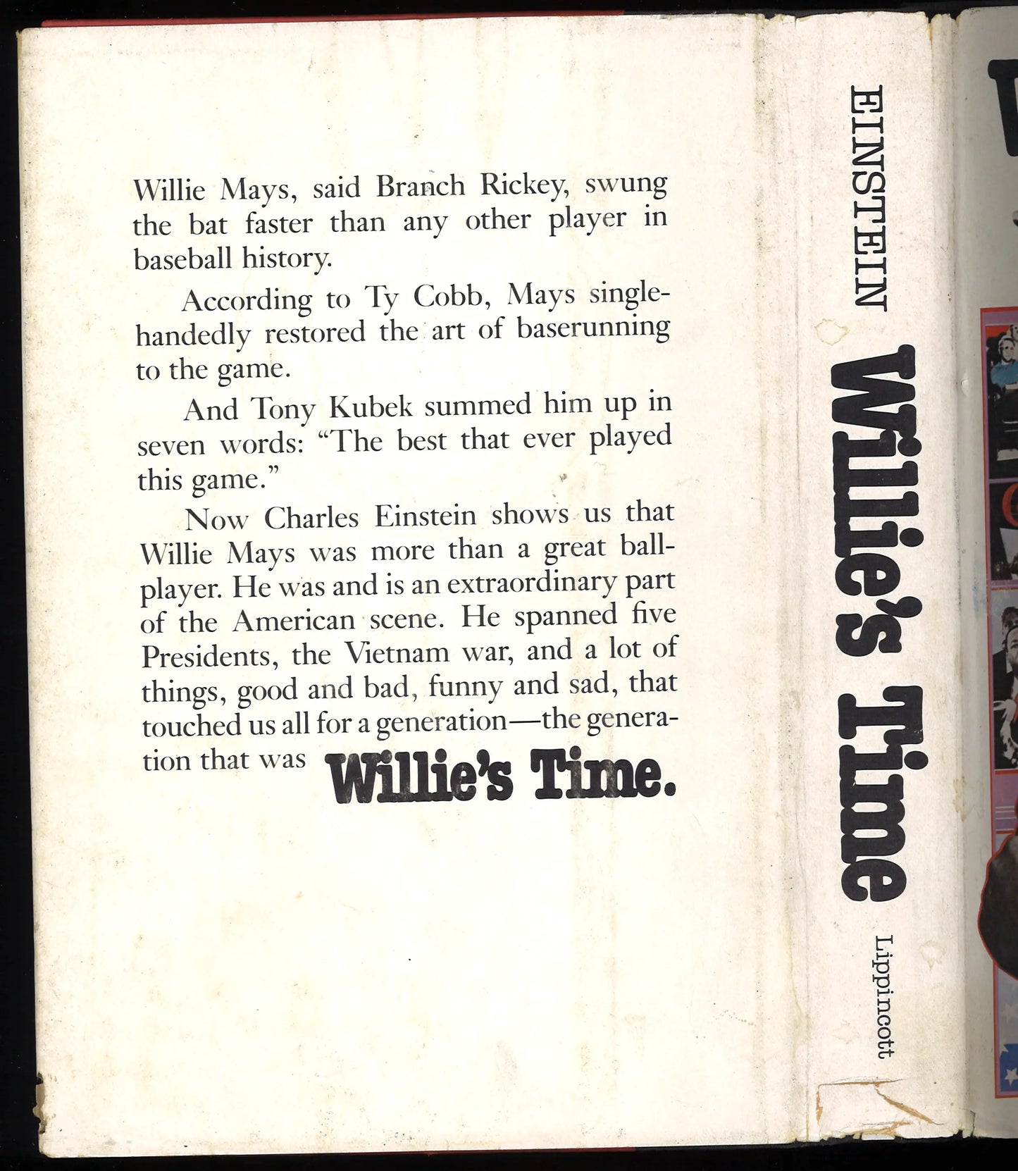 Willie's Time: A Memoir (1979) First Edition