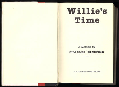 Willie's Time: A Memoir (1979) First Edition