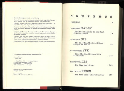Willie's Time: A Memoir (1979) First Edition