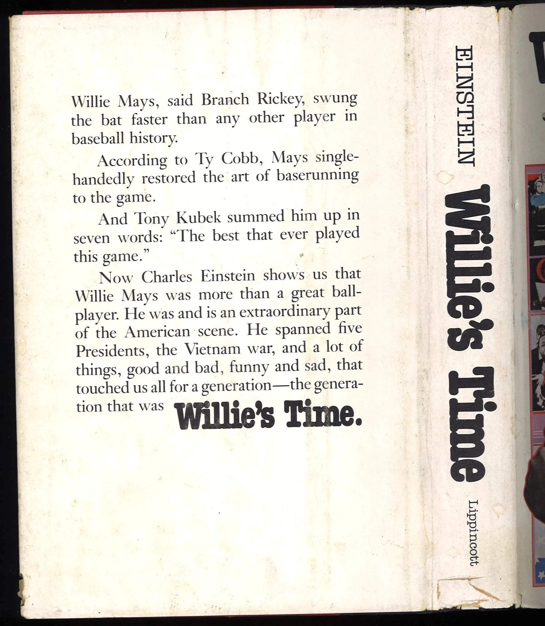Willie's Time: A Memoir (1979) First Edition - The Bookstore