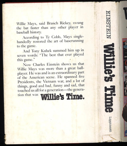 Willie's Time: A Memoir (1979) First Edition - The Bookstore