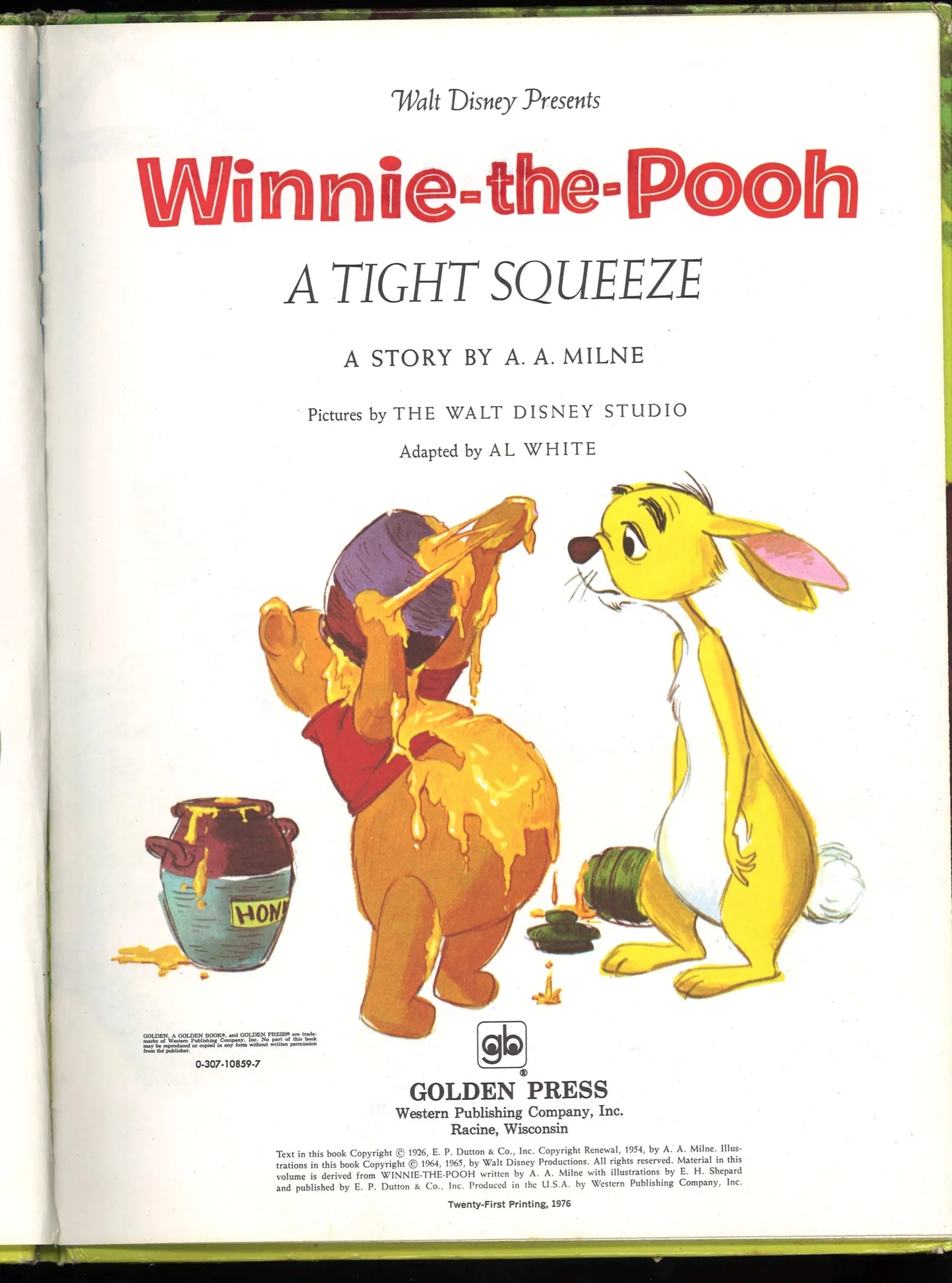Winnie-The-Pooh: A Tight Squeeze - The Bookstore