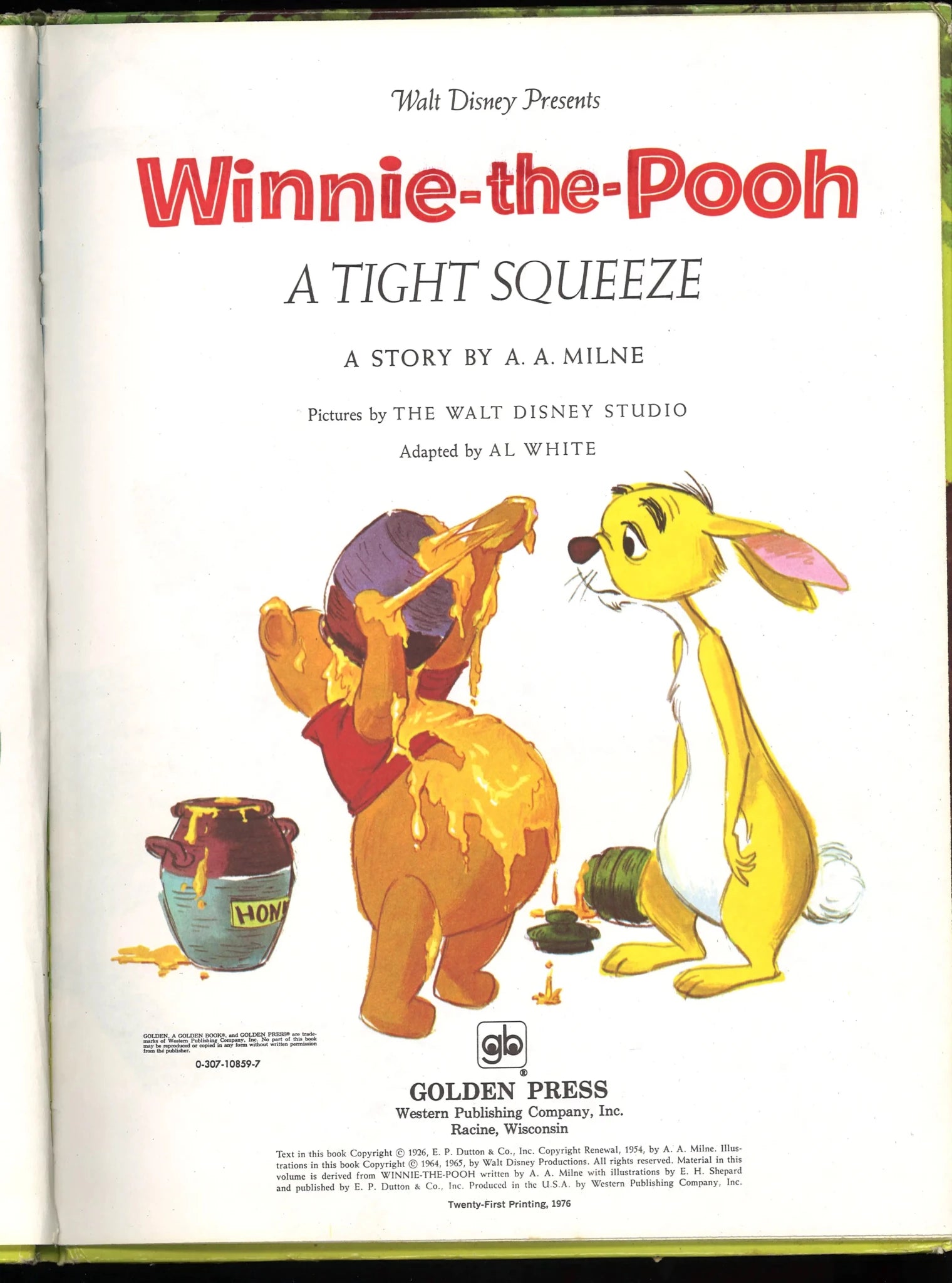Winnie-The-Pooh: A Tight Squeeze - The Bookstore