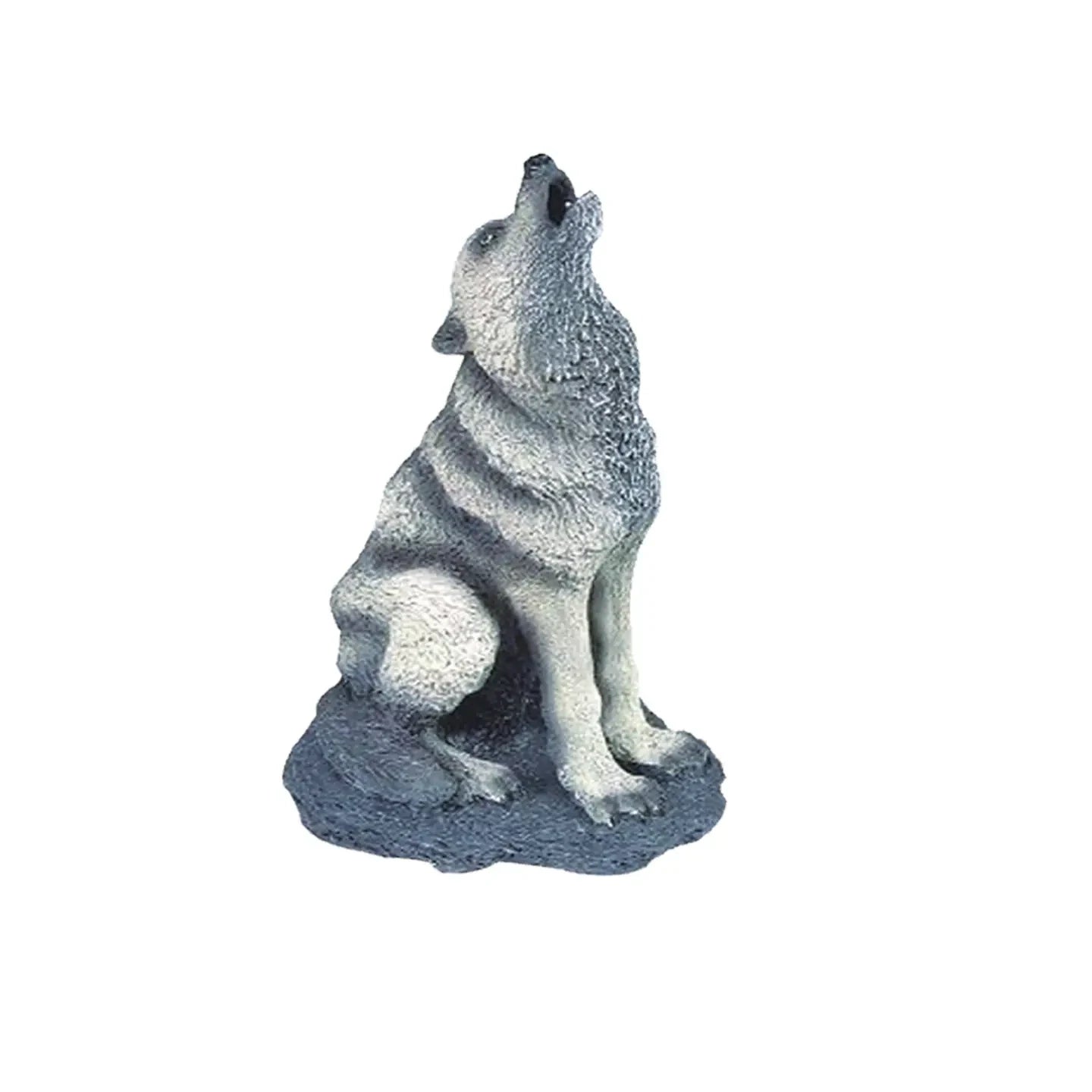 Wolf Blowing Smoke Incense Stick/Cone Burner 10" - The Bookstore