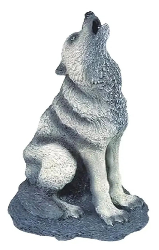 Wolf Blowing Smoke Incense Stick/Cone Burner 10" - The Bookstore