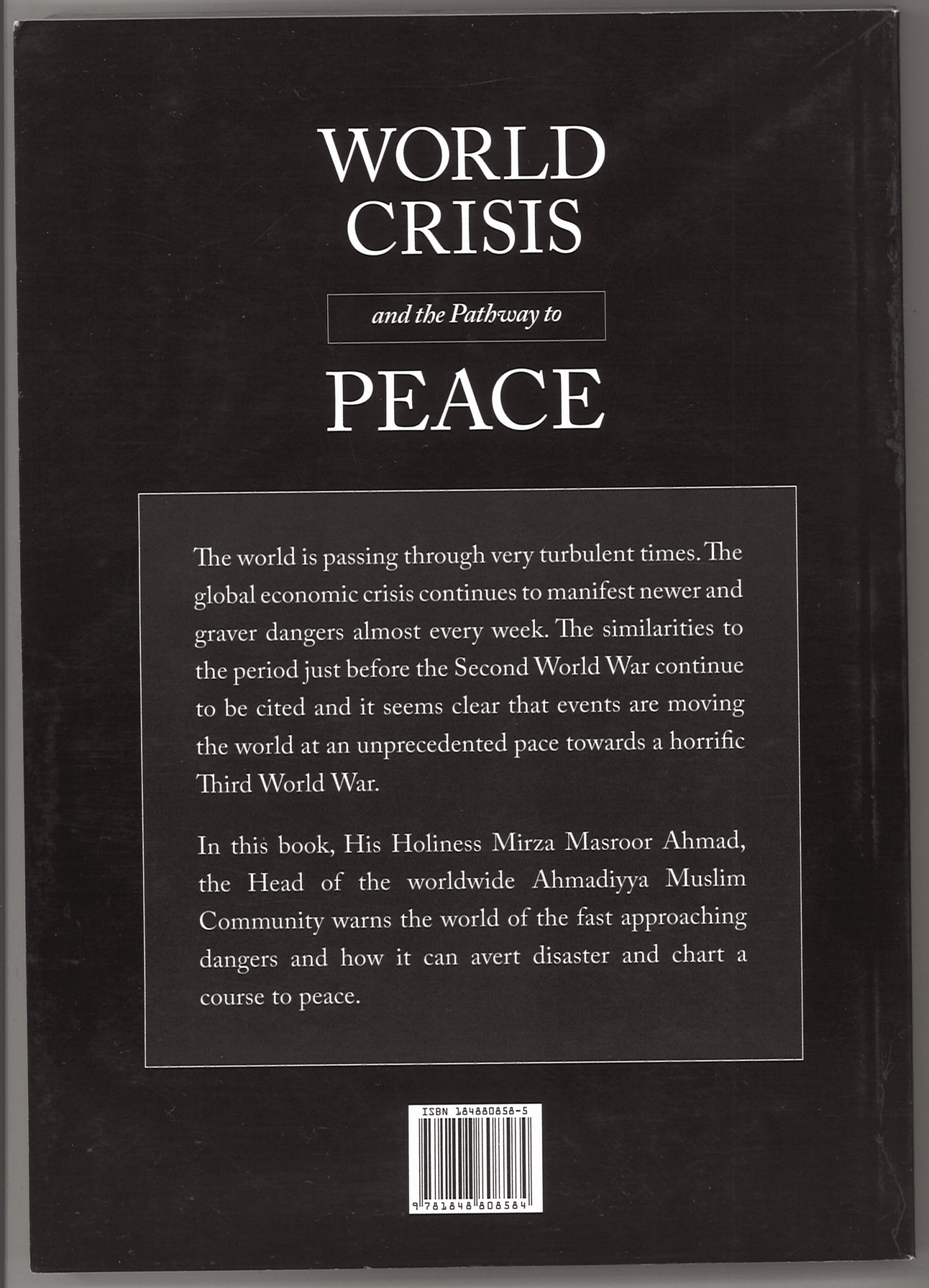 World Crisis and the Pathway to Peace - The Bookstore