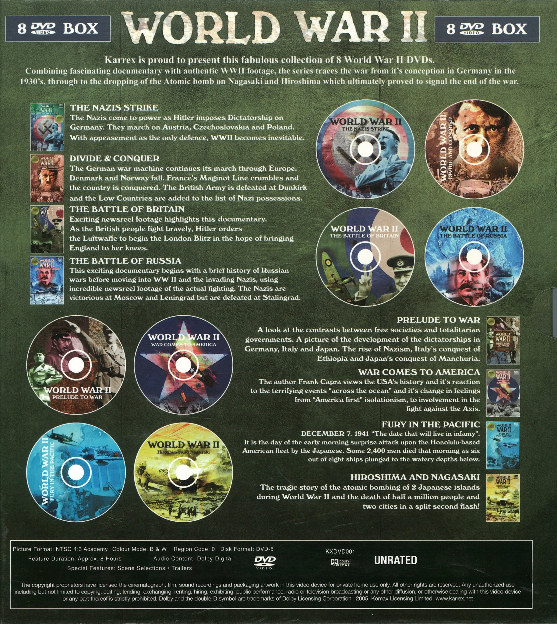 World War II: 8 DVD Box - The Bookstore