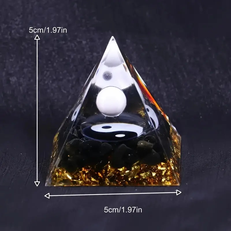 Yin Yang Tai Chi Orgone Pyramid