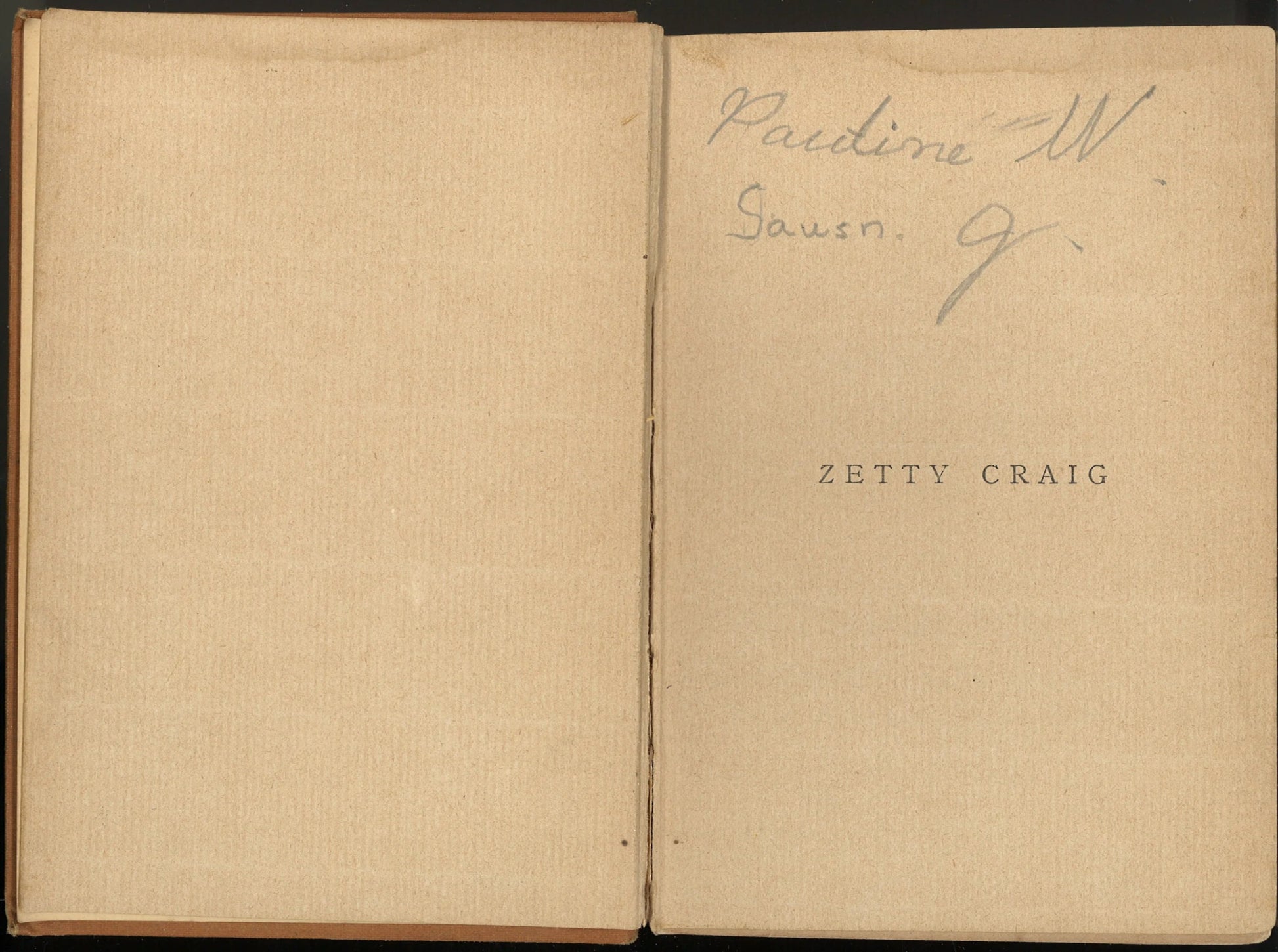 Zetty Craig (or No Cross No Crown) - The Bookstore