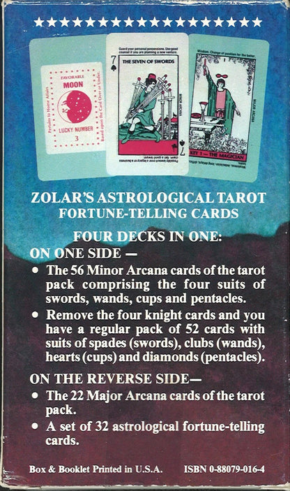 Zolar's Astrological Tarot Fortune - Telling Cards - The Bookstore