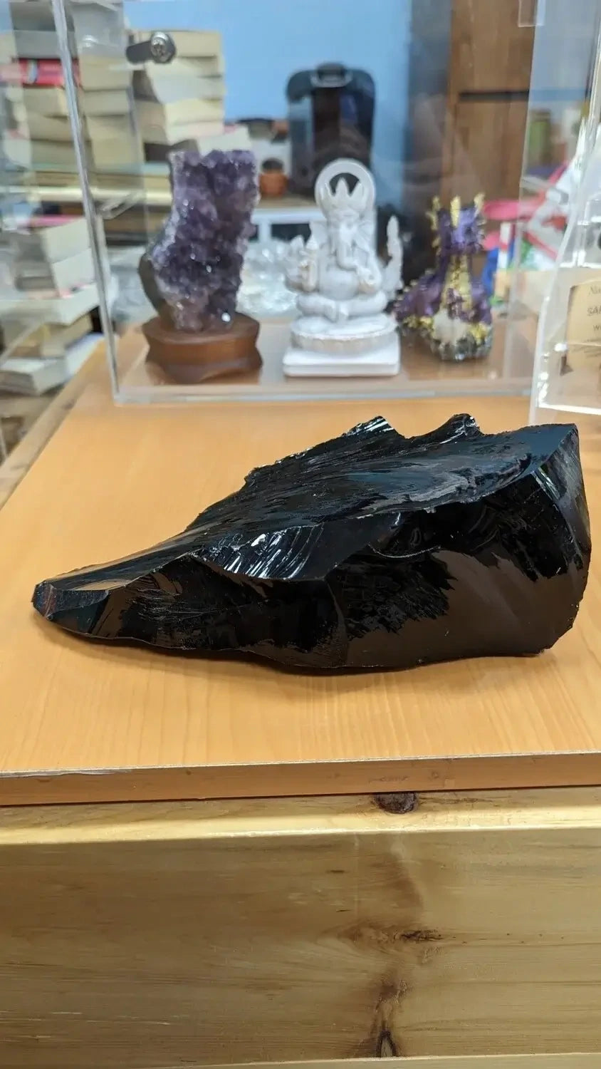 Large Obsidian Stone