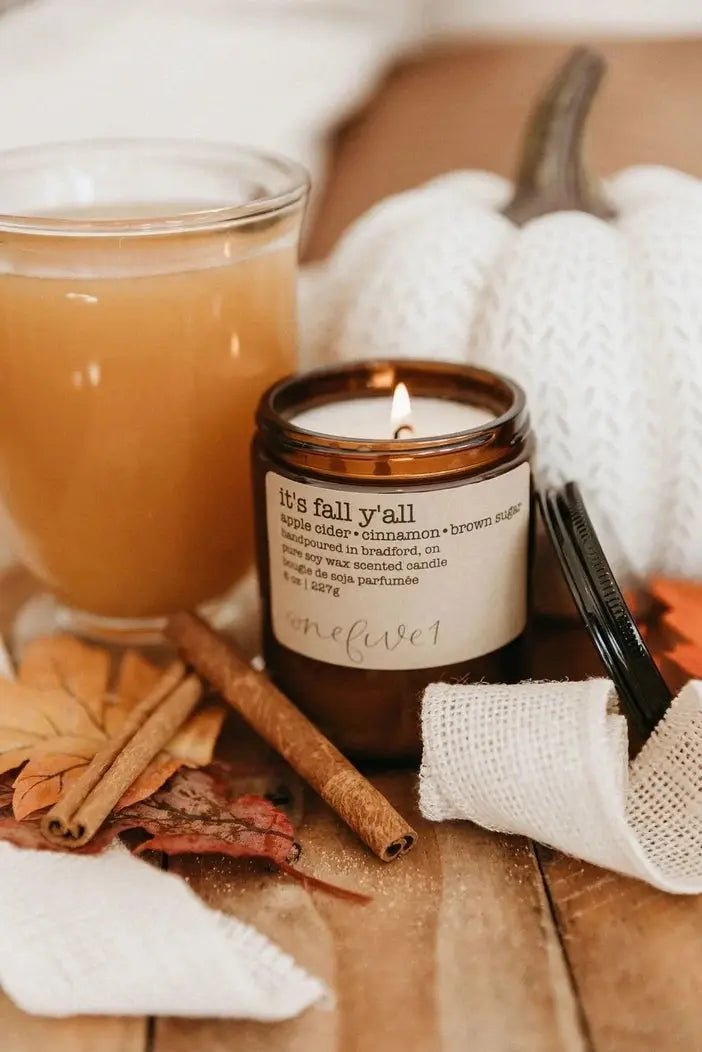 OneFive1 Scented Soy Wax Candles - The Bookstore